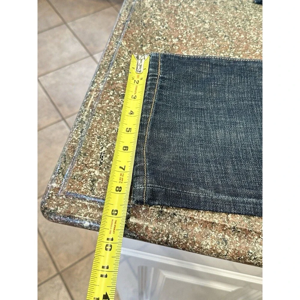 Levi's 501 Men's W38 L 31 'Dark Wash Rigid Straight ‎ Denim Jeans Button Fly